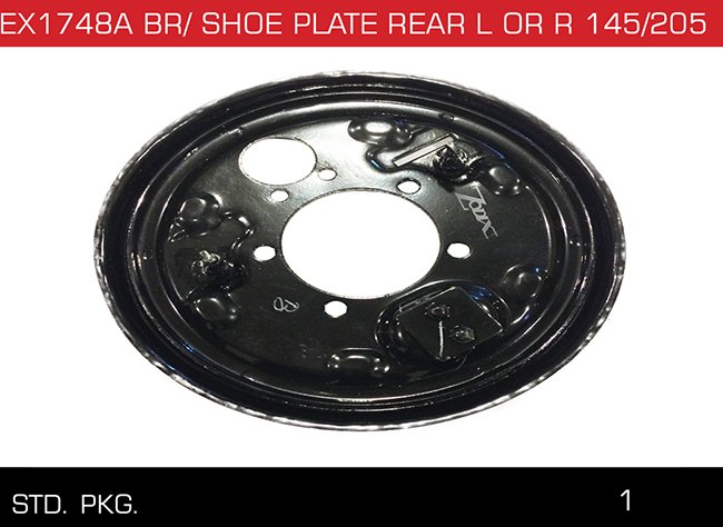 EX1748A BR SHOEPLATE REAR L PR R 145 205